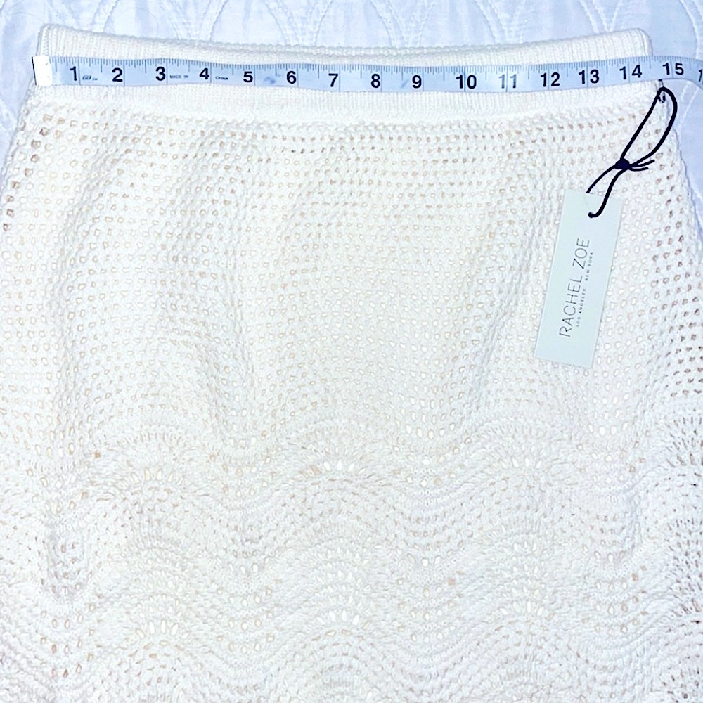 Rachel Zoe knit cropped top and skirt set size M - Picture 13 of 14